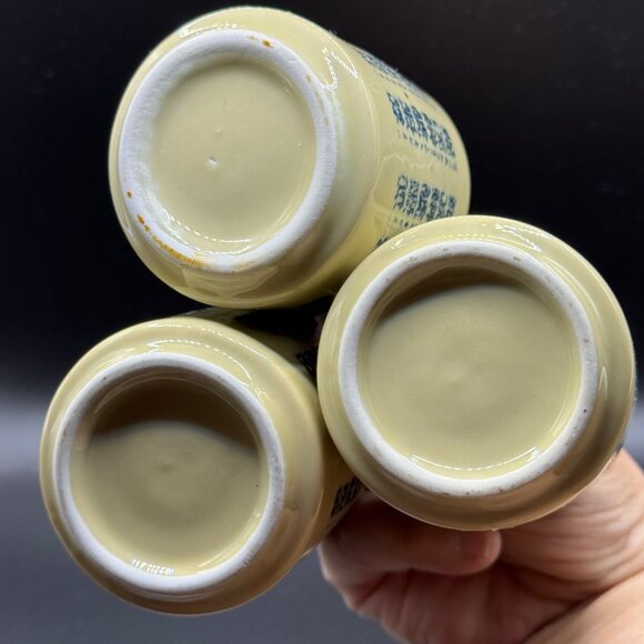 Vintage Oriental Asian Style Ceramic Teapot & Cup Set With Bamboo Handle - Picture 10 of 12